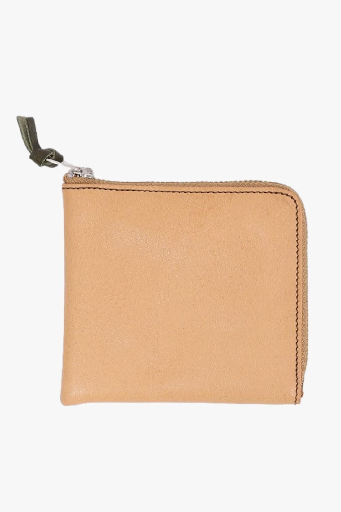 Double zip wallet Tan orange