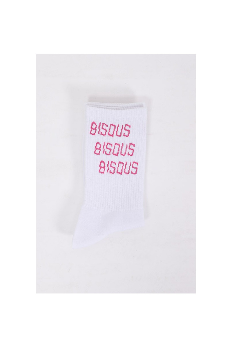 Socks bisous x3 White/pink