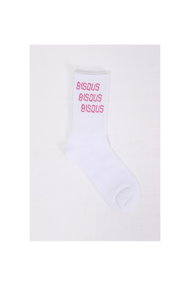 Socks bisous x3 White/pink