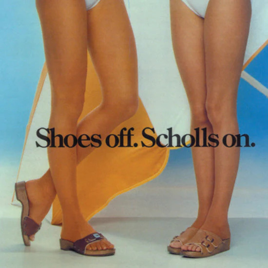 vintage scholl ad