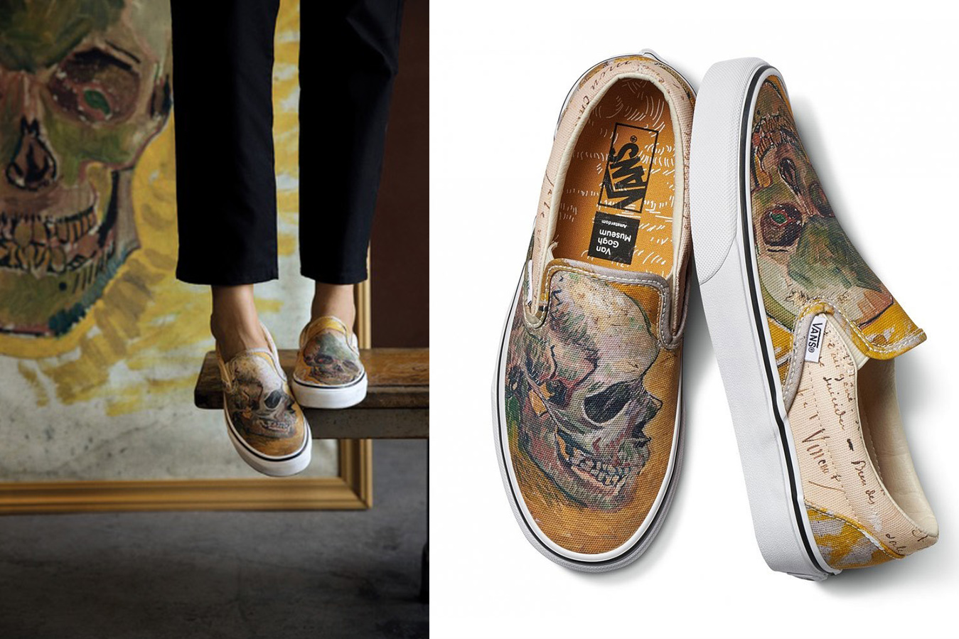 vans slip on tournesol