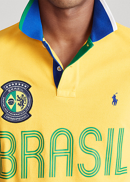 POLO RALPH LAUREN Classic Fit Brazil Polo Shirt Size XL