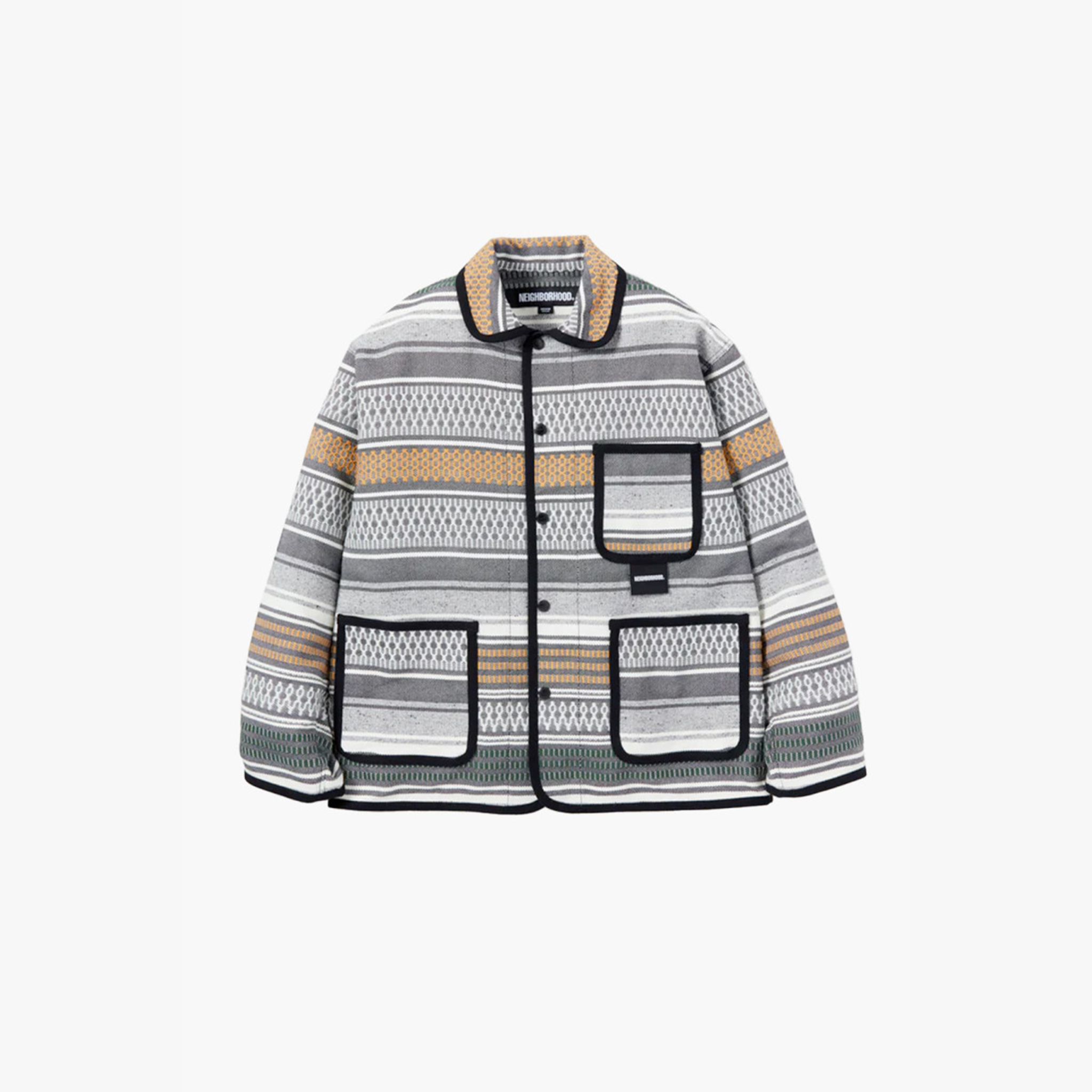 Neighborhood Mexican blanket jacket Gray - GRADUATE STORE | EN